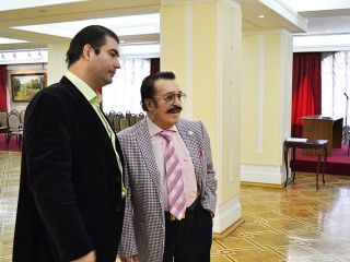 На выставке картин Александра Шилова